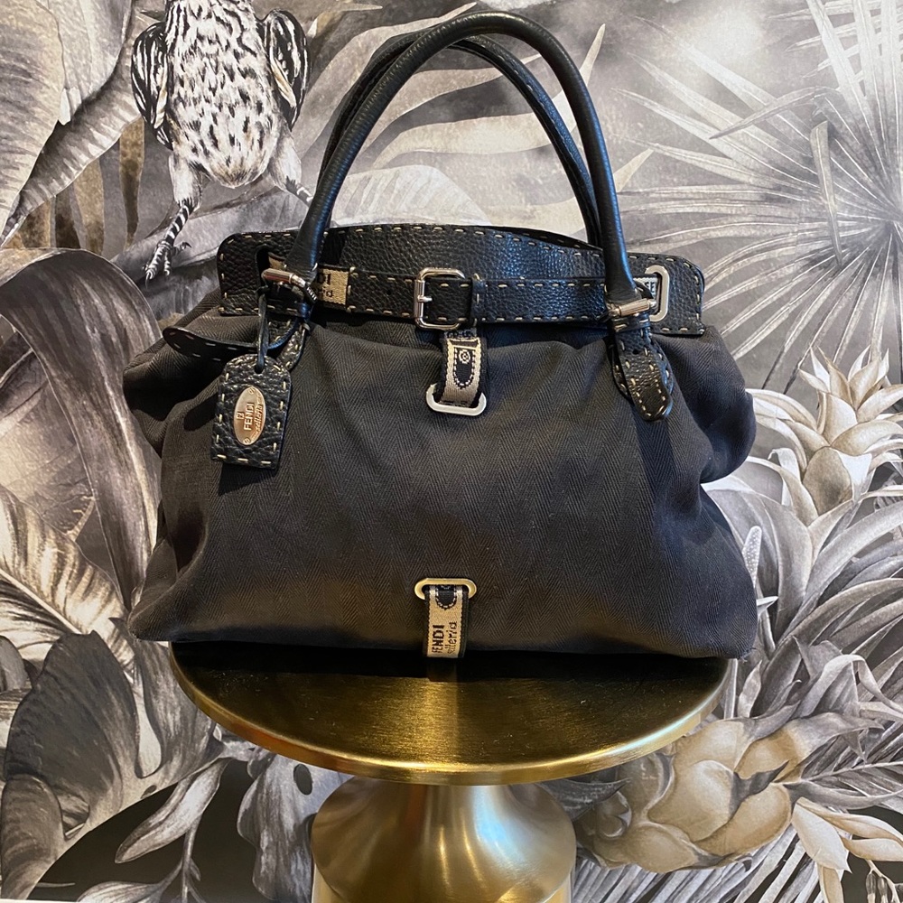 Fendi Selleria Villa Borghese bag in black